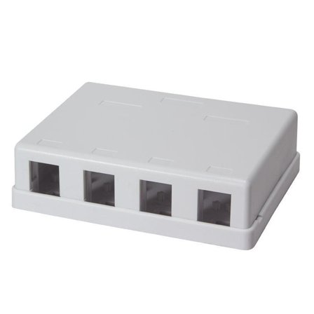 LogiLink Keystone Surface Mount Box 4