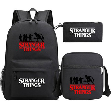 Stranger Things hættetrøje til børn med tryk, langærmet sweatshirt med hætte, 9-14 år - WELLNGS Grå 13-14 år