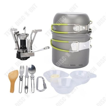 STOVE - TD - Camping Köksredskap - Bärbar - Lättvikts - Fällbart handtag