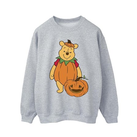 Nalle Puh Herr Pumpa Halloween Tröja 4XL Sport Grå