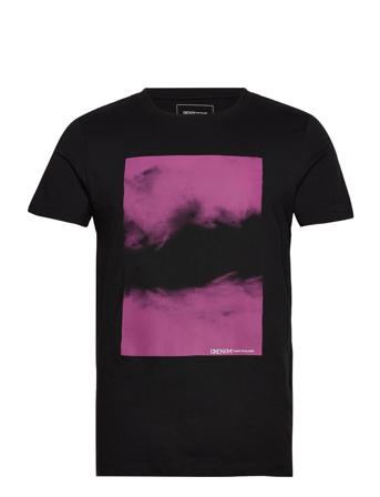 Printed T-Sh T-shirts Short-sleeved Musta Tom Tailor