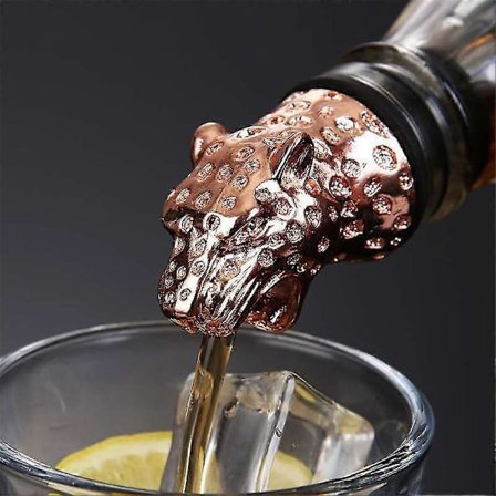 Zinklegering Hjort Elg Vin Hælder Prop til Bar, Restaurant, Olie & Eddike Brug