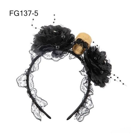 Halloween Rose Flower Pannband Mexikansk Rose Flower Crown FG137-5