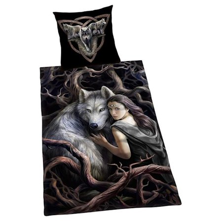 ANNE STOKES Cover , Vändningsmotiv, Cover 135 x 200 cm, Örngott 80 x 80 cm, Bomull