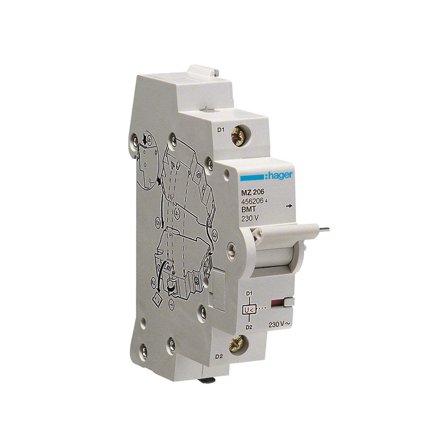 Hager MZ206 Alijännitelaukaisin 230 V, AC, Sähkön jakelu & virrantuotto