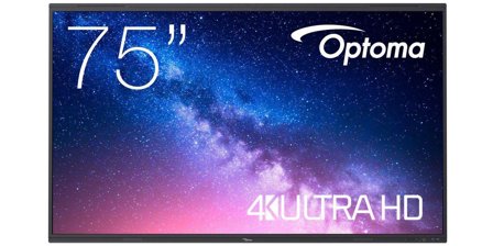 Optoma Creative Touch 5753RK 5-Series - 75" LED-bakgrunnsbelyst LCD-skjerm - 4K - for interaktiv kommunikasjon