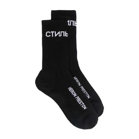 Heron Preston socks , Zwart , Heren , Maat: S Sokken