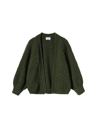 Noella Fora Knit Cardigan - Dark Army Tröjor Dam Grön M/L