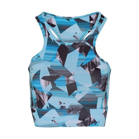 TriDri Dam/Kvinnors Prestanda Sport BH i Mellanlängd M Turkos