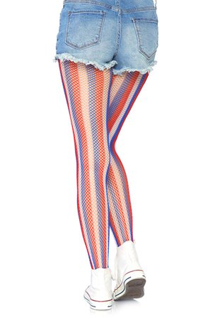 Kjøp Leg Avenue Americana Fishnet Tights - Strømpebukser | God pris
