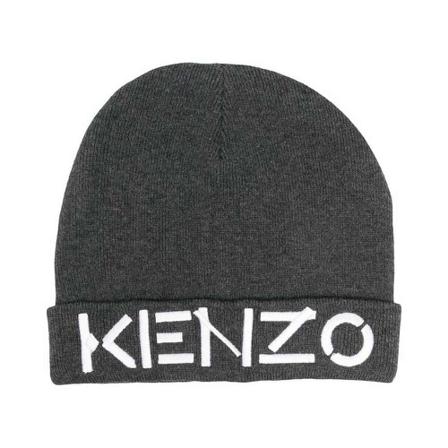 Kenzo Logo Beanie , Zwart , Heren , Maat: S Hoeden