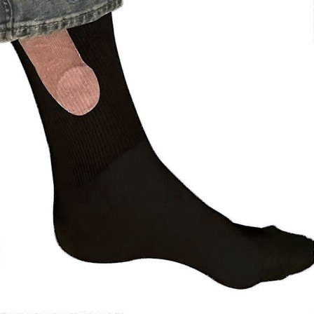 2 par nyhedssokker Eksponerede Kvinder Mand Nyhed Sjove Sokker B2 Zd[HK]