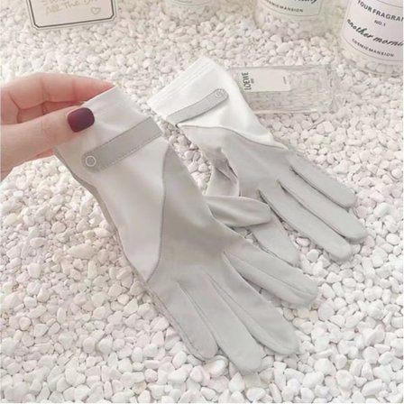 Kvinder Handsker Fingerspidser Kørehandsker GRÅ