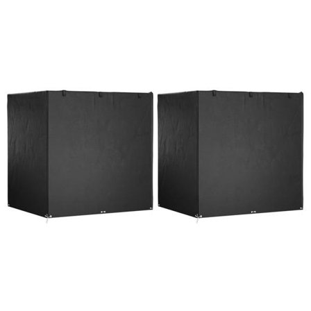 vidaXL Överdrag för hammock 2 st 12 öljetter 220x177x220 cm polyeten