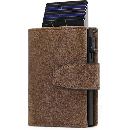 Kortholder med møntlomme | Beskyttende pung til mænd