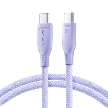 Joyroom USB C Till USB C Kabel 1m - Violett