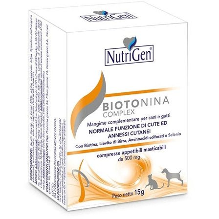 Nutrigen Biotonina Complex Mangime Complementare Per Cute