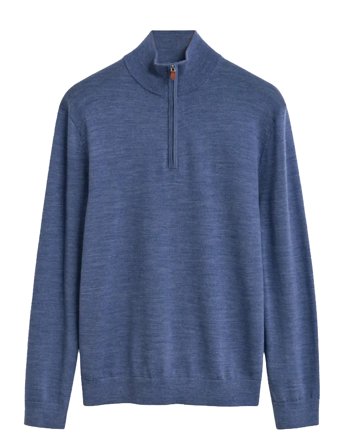 GANT | Extrafine Merino Wool Half Zip | L