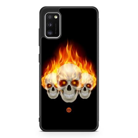 Bjornberry Skal Samsung Galaxy A41 - Flames Dödskallar