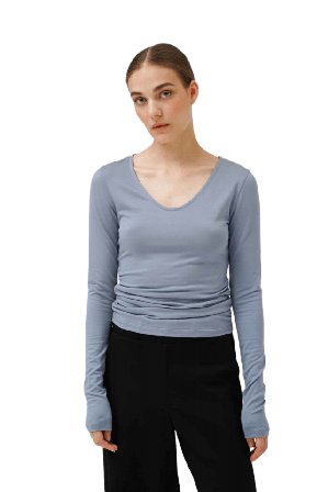 Residus Bay Top - Dusk T-shirts & toppar Dam Blå XL