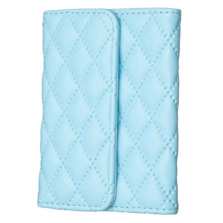 Universal telefonkortveske i skinn - Blå