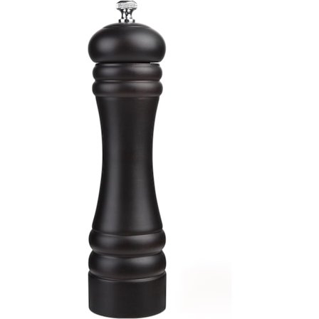 Pepparkvarn Svart Pepparkvarn Trä Påfyllningsbar Rostfri Mekanism Justerbar Grovhet
