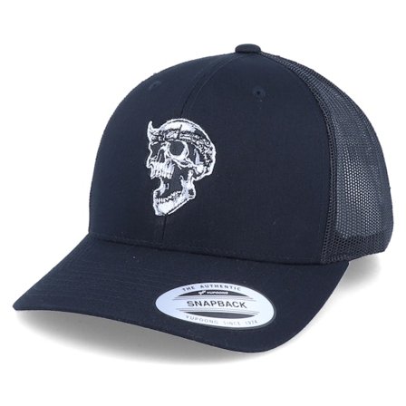 Born To Ride - Schwarz trucker Cap - Bandana Skull Black Trucker @ Hatstore