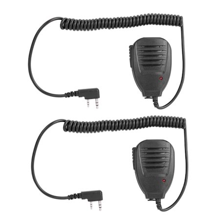 2PCS Brusreducerande Walkie Talkie Högtalare Hög Känslighet CB Radio Högtalare för BF-888S