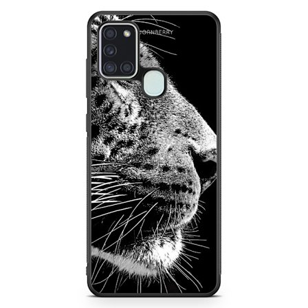 Bjornberry Skal Samsung Galaxy A21s - Leopard Ansikte