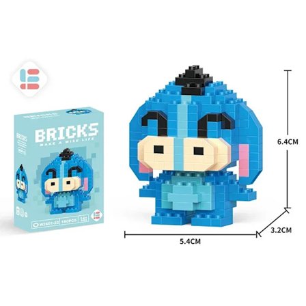 Disney Stitch Byggeklodser Anime Kawaii Tegneserie mini Action Børnefigurer Klodser Mursten Saml DIY Legetøj Gave til Børn