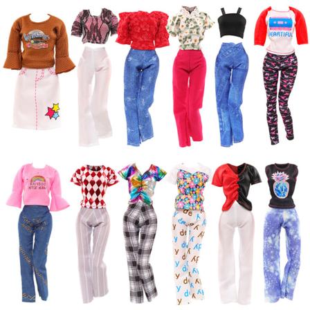 12 kpl 30 cm nukkevaatteet Barbie-nukelle Tytöt