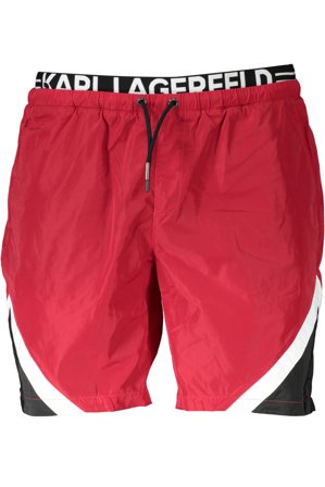 Karl Lagerfeld Beachwear Costume Parte Sotto Uomo Rosso