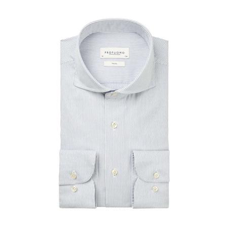 Profuomo Shirt , Blauw , Heren , Maat: 4XL