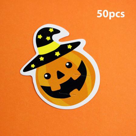50st Jul Halloween Godispaket Kort Ghost Pumpkin Loll