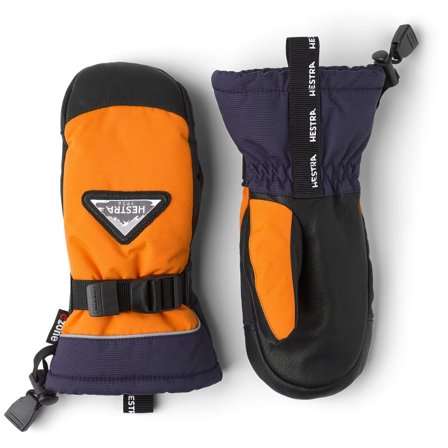 Hestra Junior's Skare CZone Mitt Children ski gloves Orange 5