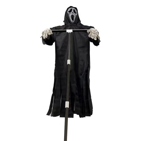 Trä vintage klocka prydnad Halloween personlig väggkonst dekoration för hem vardagsrum trädgård 2