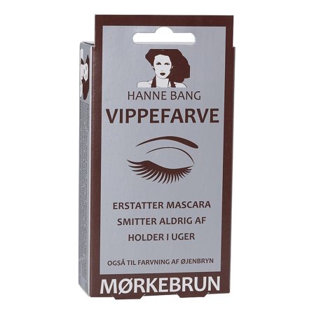 Hanne Bang Vippefarve Mørkebrun, Makeup, Øjenvipper, Vippefarve