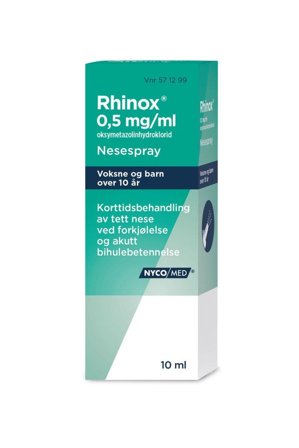 Rhinox 0,5 mg/ml nesespray 10 ml