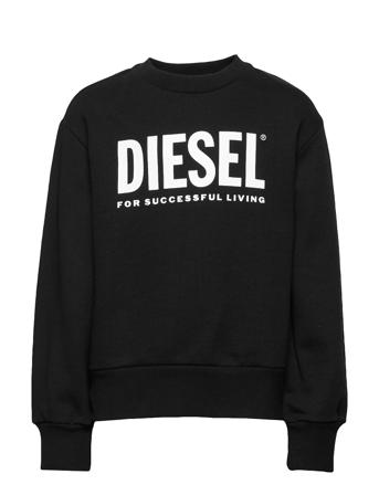 Screwdivision-Logo Over Sweat-Shirt Black Diesel