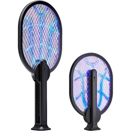 Elektrisk insektfanger, håndholdt og håndfri myggedræber med USB-opladningskabel