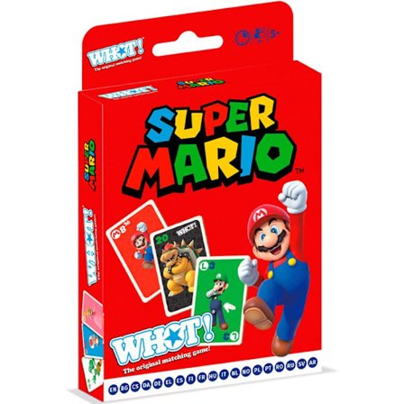 Sällskapsspel - WHOT - Super Mario - 53 kort - Flerfärgad - 2 spelare eller fler