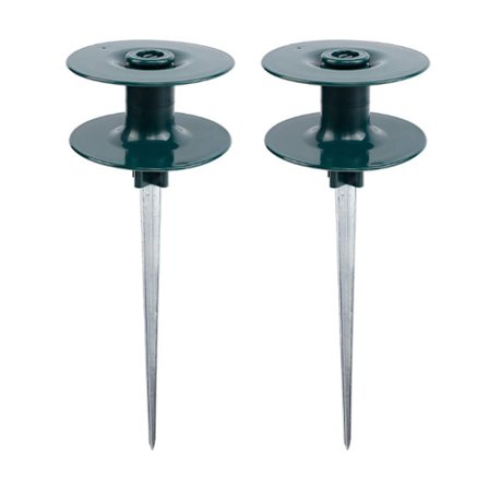 2 stk. slangespyd, ABS zinklegering vandrørsstyrehjul Dur