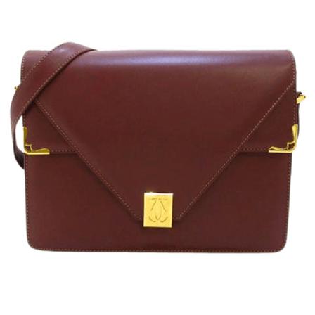 Cartier Vintage, Pre-owned Bagv Bruin, Dames, Maat:ONE Size,leer