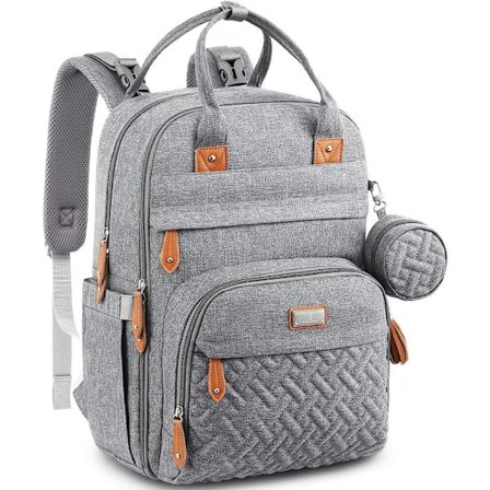 Pusletaske rygsæk, pusletaske rygsæk ble tasker med pusleunderlag og sutteholder-XS5-