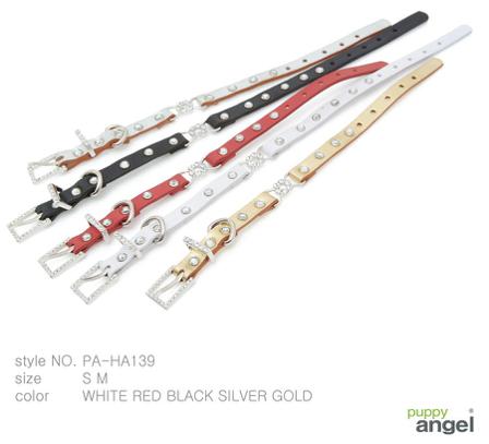 Rose Pendant Halsband - Guld - Scarfes, Charms & Halsbandssmycken, Draglinor, Läder- & Textilhalsband på Doggie.se