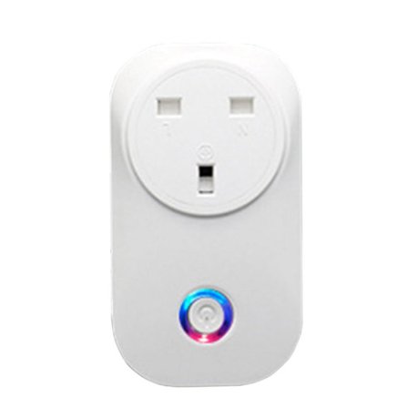 Wifi Uttag Smart Kontakt WIFI Uttag LSPA8 Fjärrkontroll Mini Switch Mäter Den Elektriska Energin Som Förbrukas Vit