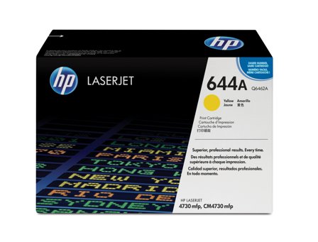 HP 644A - gul - original - LaserJet - tonerpatron (Q6462A)