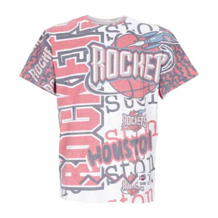 Mitchell & Ness, t-shirt Rood, Heren, Maat:S