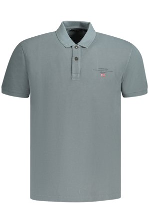 Napapijri Polo Maniche Corte Uomo Grigio
