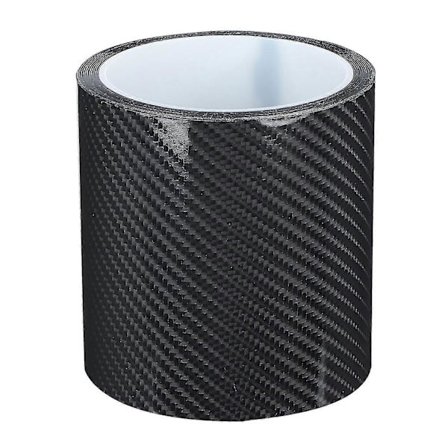 10 cm x 3 m Sort Kulfiber Bil Dørkant Beskyttelse Anti-ridse Sticker (LGL)